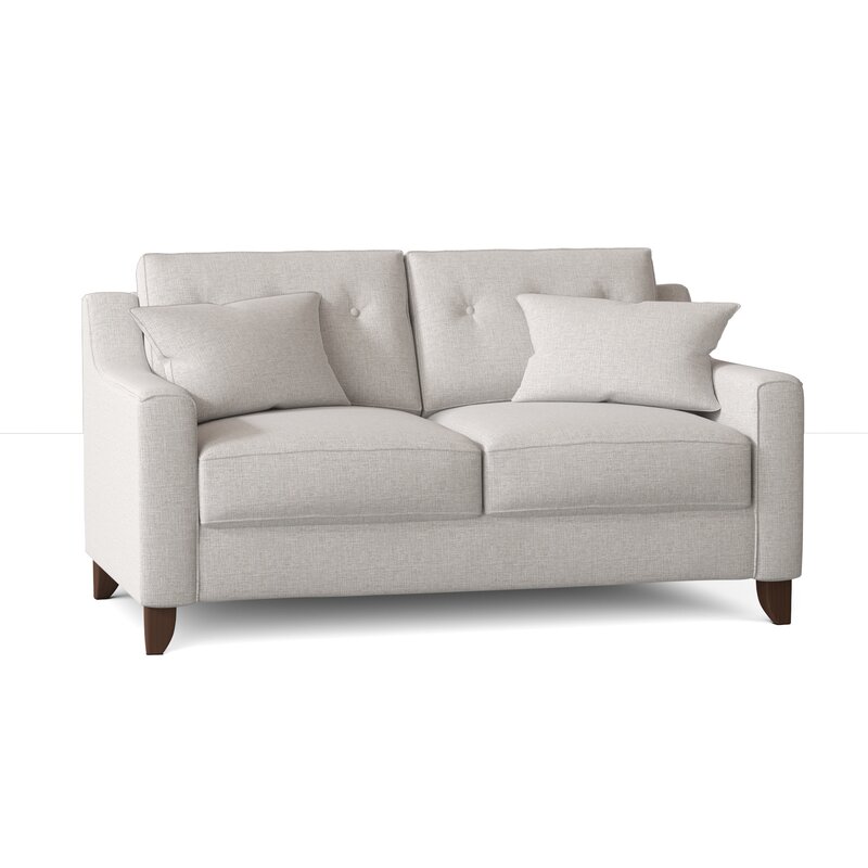 Wayfair Custom Upholstery™ Logan 63" Square Arm Loveseat & Reviews ...